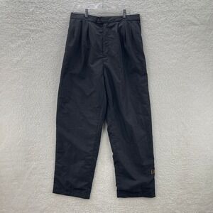 Footjoy Golf Pants Mens XL Black Dryjoys Waterproof Full ZIp Performance Sports